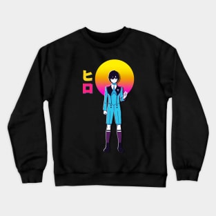 Hiro DARLING in the FRANXX  Anime Vaporwave Crewneck Sweatshirt